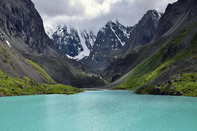 пейзаж, природа, путешествие, горы, панорама, алтай Предзакатный час фото превью