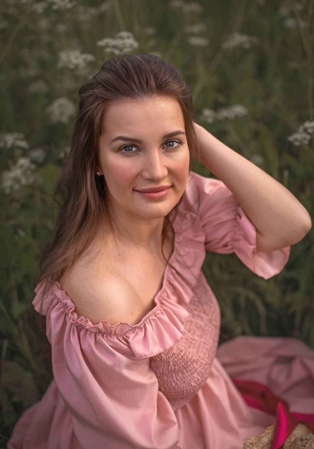 девушка цветы поле любовь солнце лето красота счастье мечты красавица фотография, Шепелева Татьяна