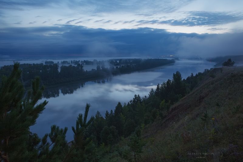 В предрассветный час, река Белая фото превью