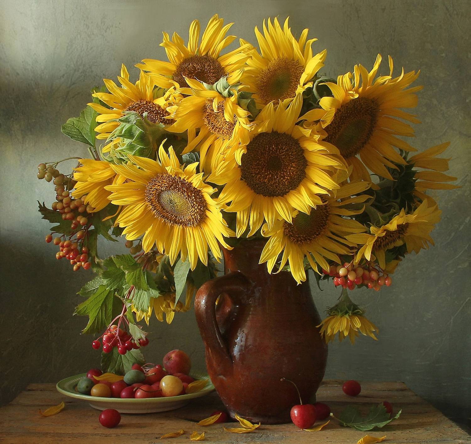 натюрморт, цветы, подсолнухи, лето, марина филатова, Марина Филатова