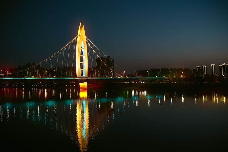元朔大桥夜景 元朔大桥夜景 фото превью