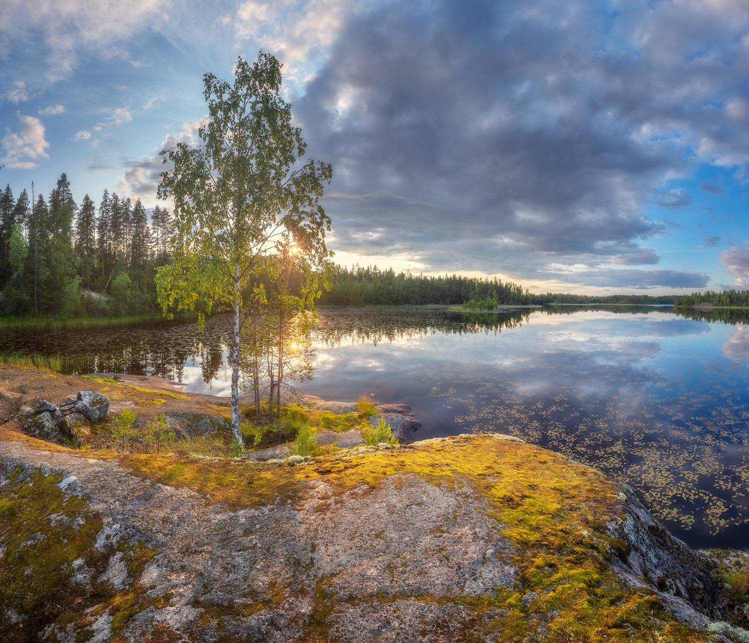 ленобласть, карелия, закат, Марголин Алексей
