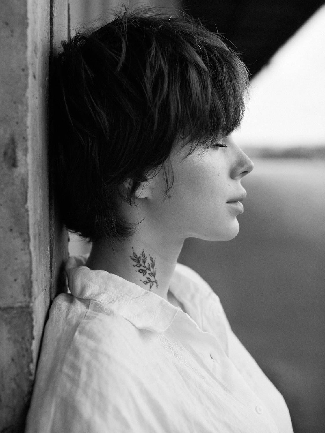 портрет, портретная фотография, женский портрет, естественный свет, фотосессия, чб, девушка, естественность, Кармаков Матвей