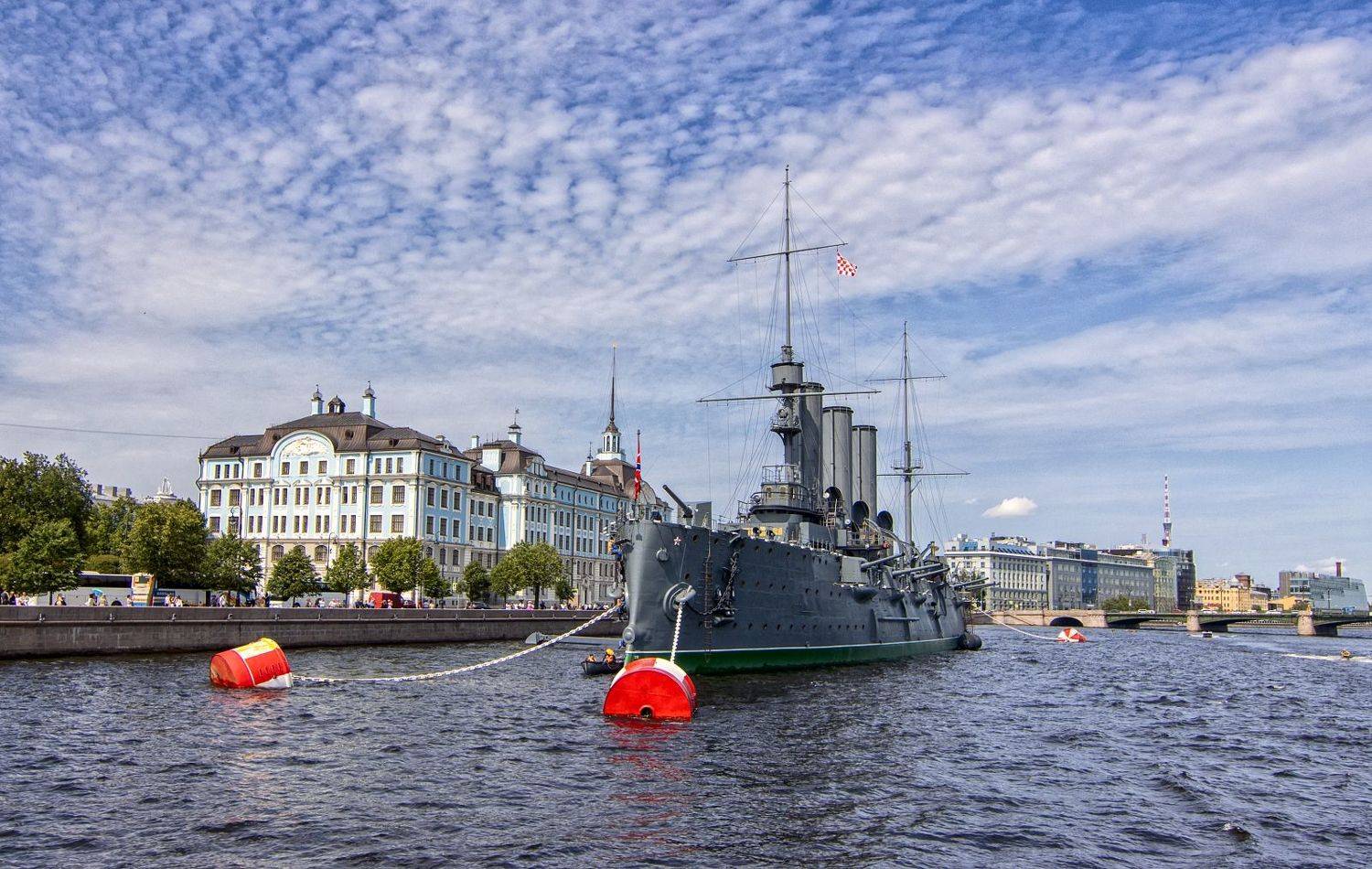 набережная,крейсер,небо,удачный ракурс., Анатолий Салтыков