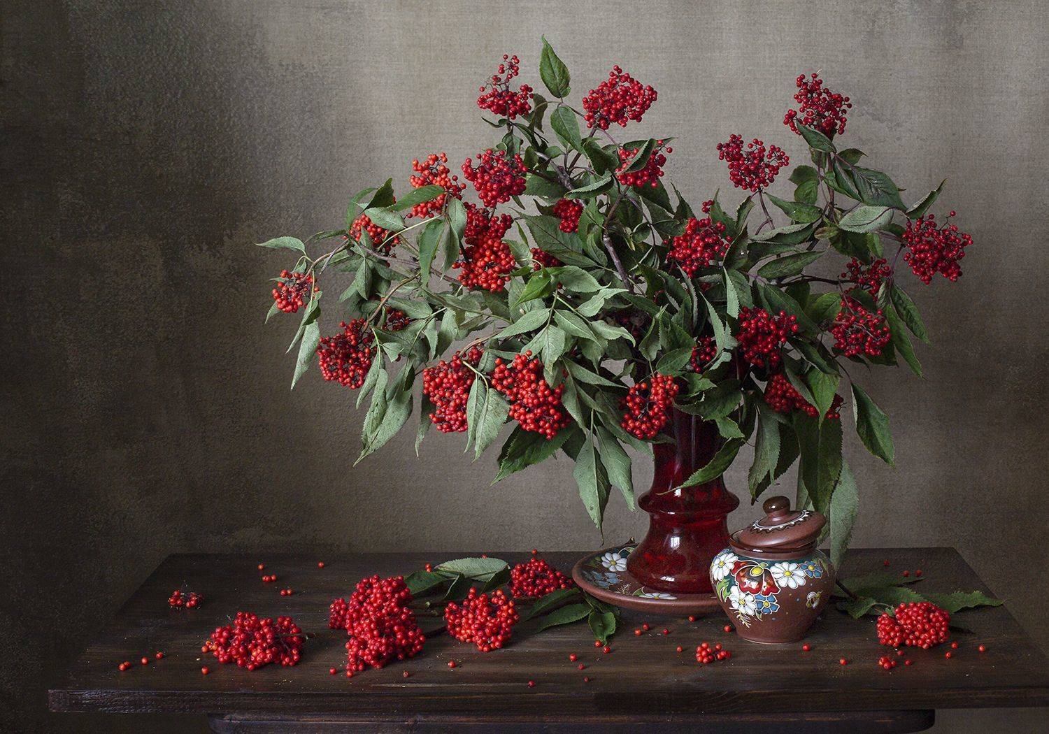 миламиронова, фотонатюрморт, натюрморт, stilllife, натюрмортсцветами, натюрмортсбукетом, лето, бузина, красный, авторская работа, Миронова Мила