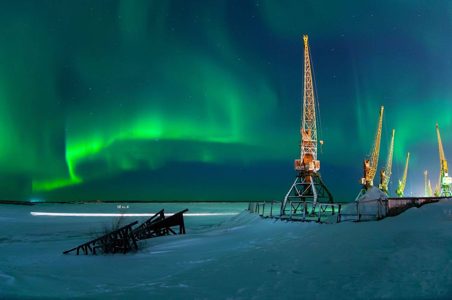 северное сияние, полярное сияние, заполярье, aurora borealis, polar lights, Виктор Куликов