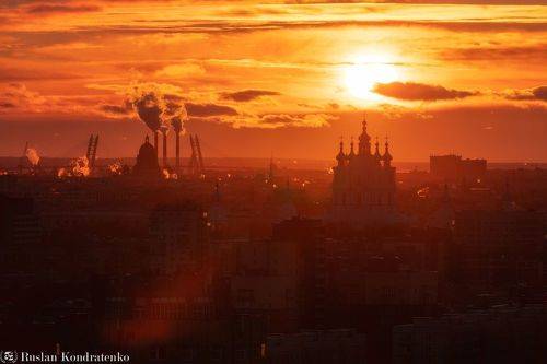 Закат над Санкт-Петербургом