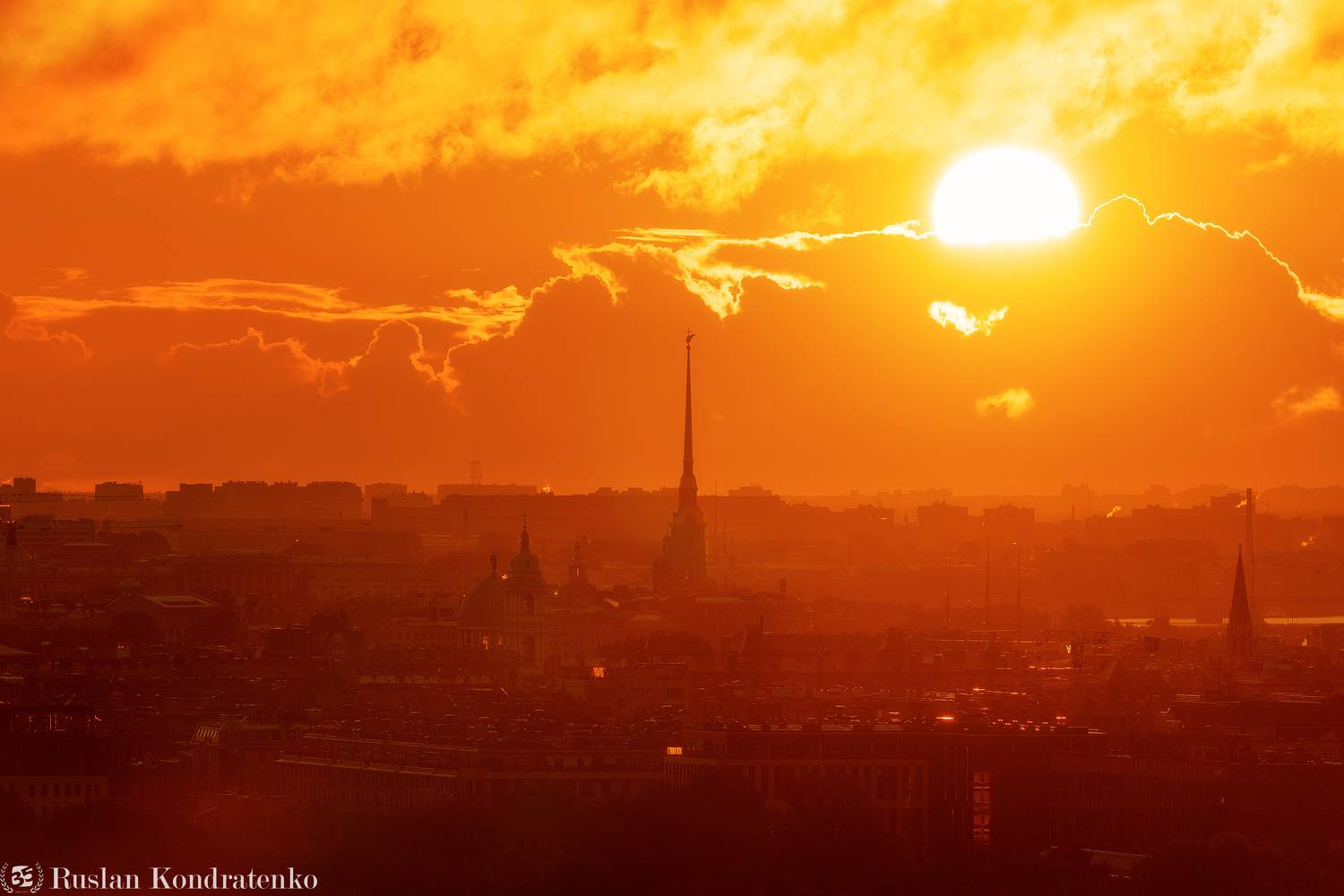 санкт-петербург, рассвет, закат, прострел, петропавловская крепость, петропавловский собор, Кондратенко Руслан