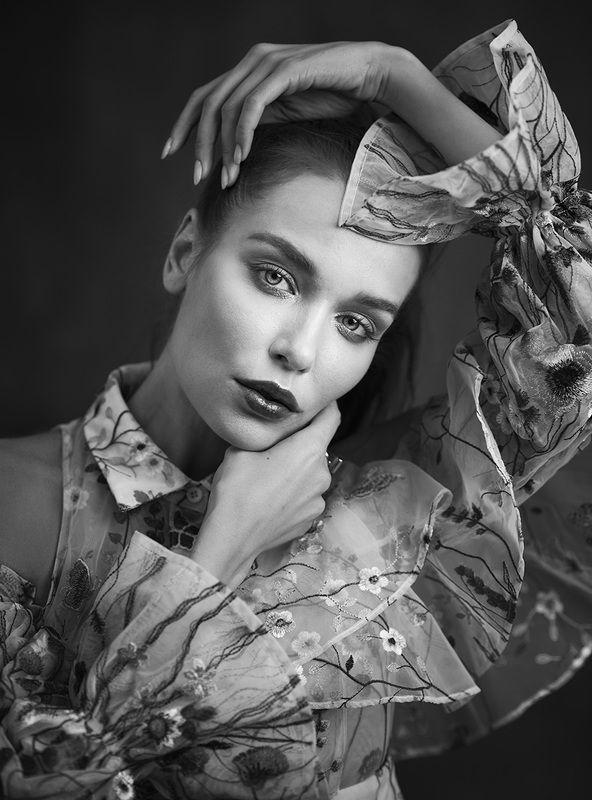 blackandwhite beauty woman portrait Plaza02 фото превью