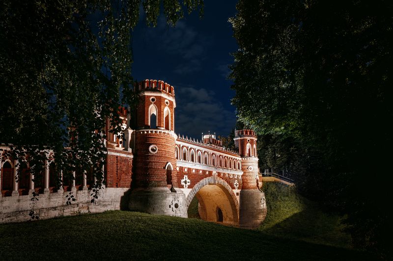 город, архитектура, москва, улица, street, city, moscow, russia, architecture, urban Царицыно, Фигурный мост фото превью