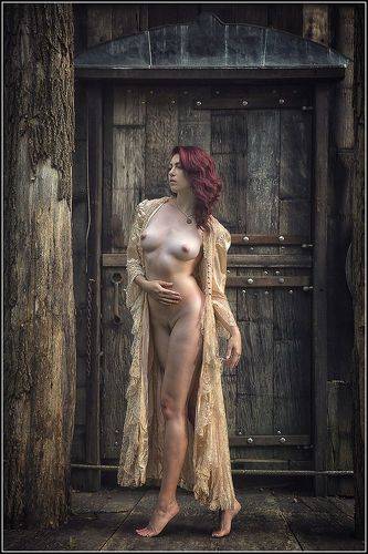 Arielita in a Vintage Dress