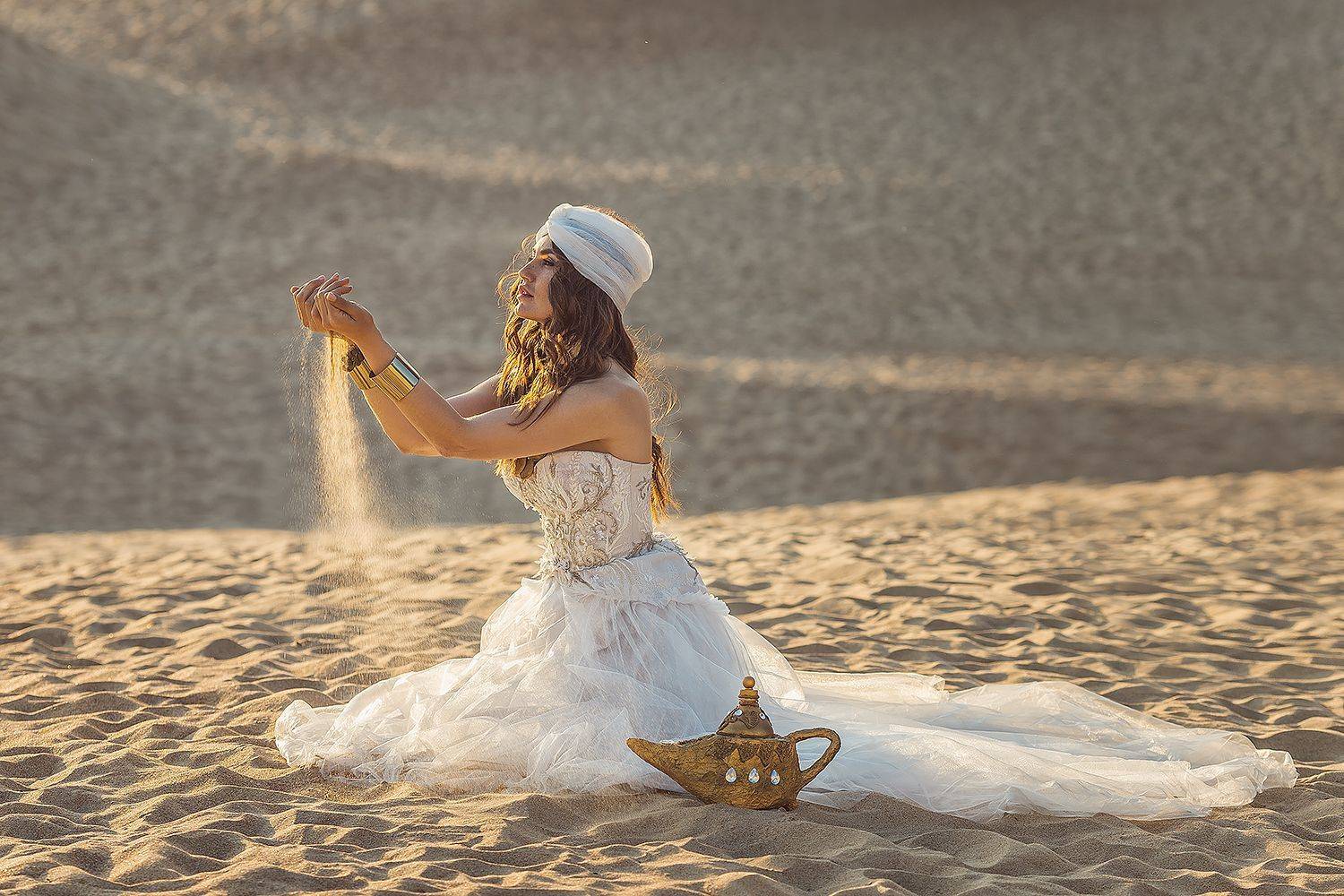 Дюны Анапа, песок, лампа Аладдина, волшебная лампа, восточная сказка, фотосессия, Ксения Лыгина