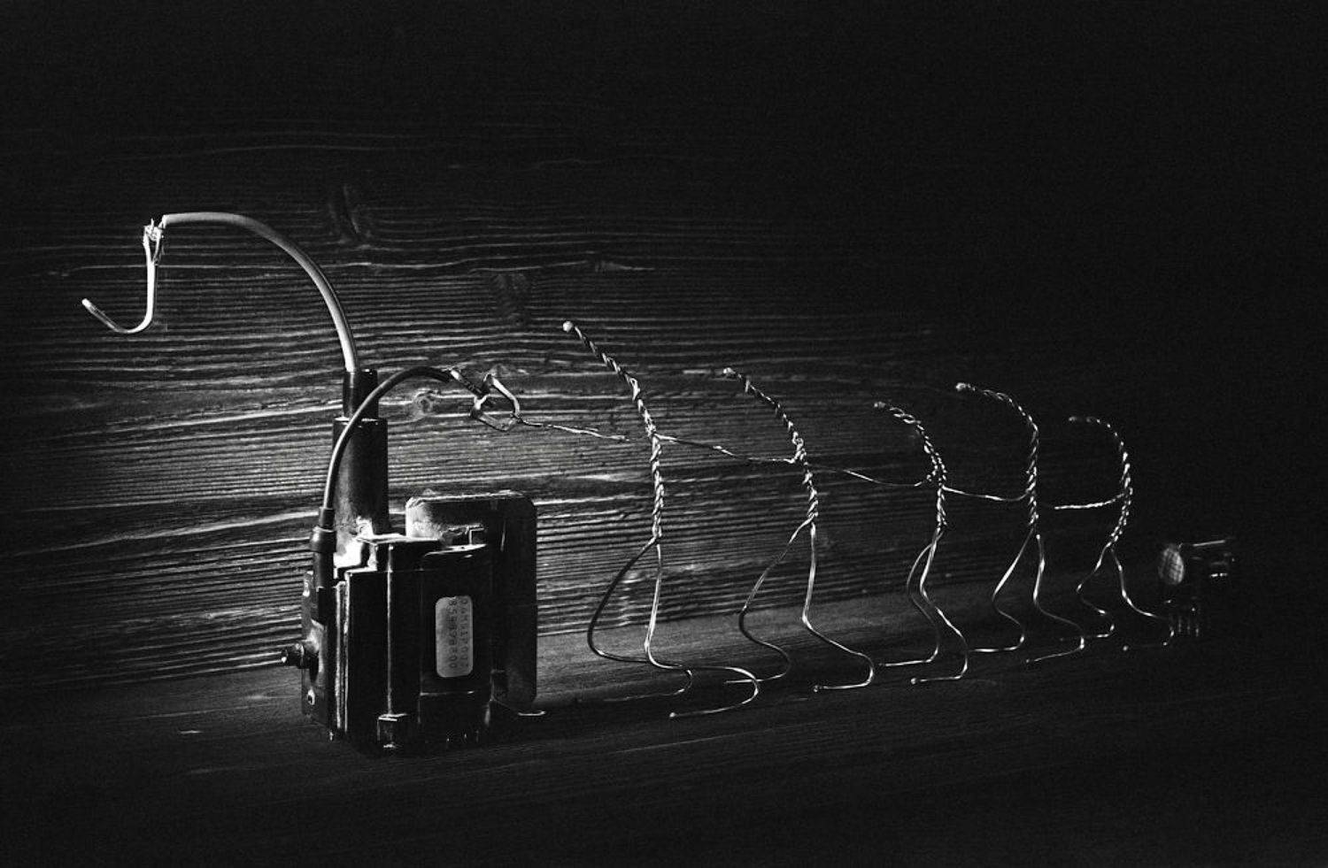 пленка, рабы, постановочное фото, чб., Кирилл Сизов