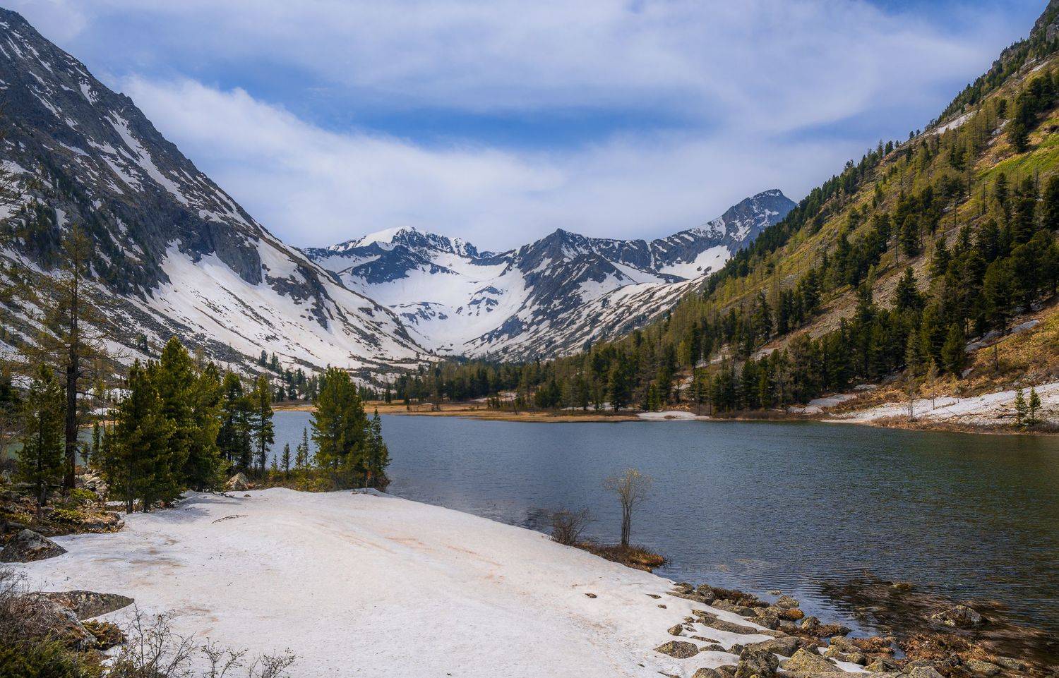 россия, горный алтай, озеро, Андрей Поляков
