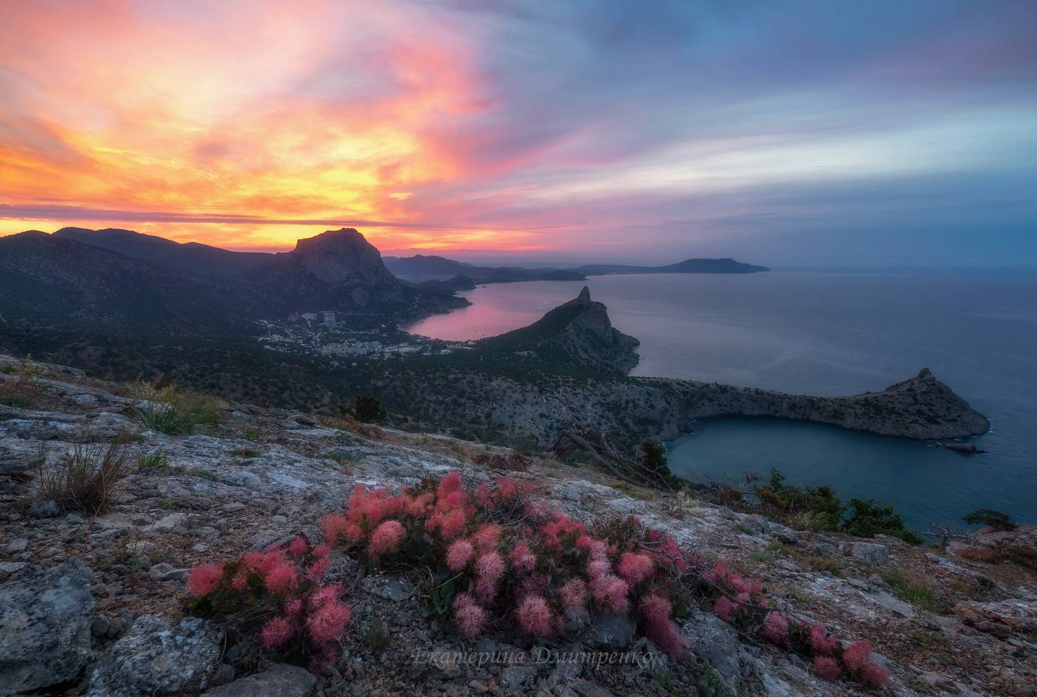 крым, рассвет, новый свет, судак, лето, пейзаж, скумпия, горы, crimea, landscape, Дмитренко Екатерина