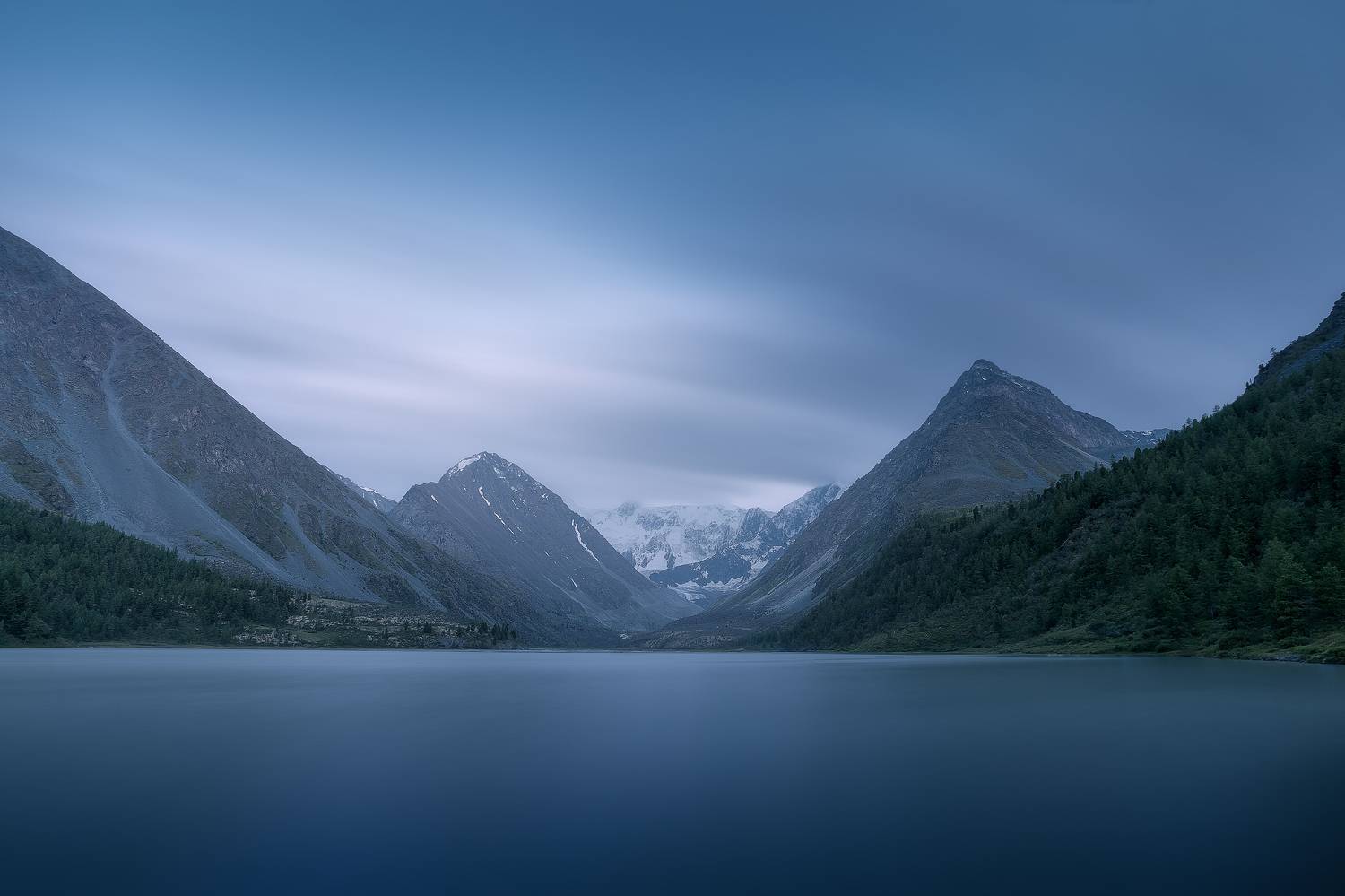 белуха., аккем., пейзаж., вечер., длинная, выдержка, Загруев Михаил