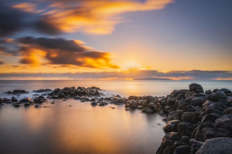 Reis Magos beach at sunrise фото превью