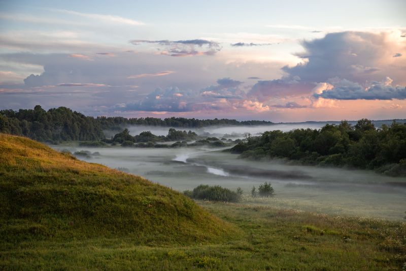 Туман над рекой… фото превью