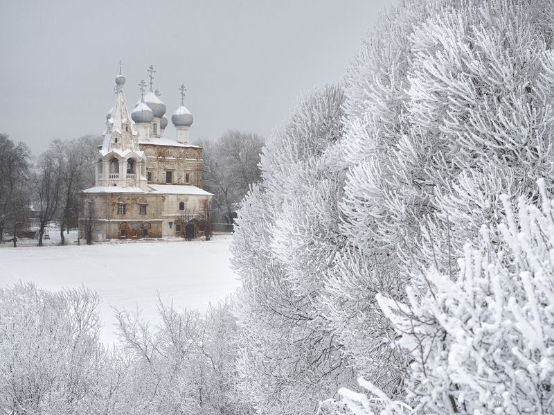 Церковь, Вологда, Зима Церковь Иоанна Златоуста фото превью