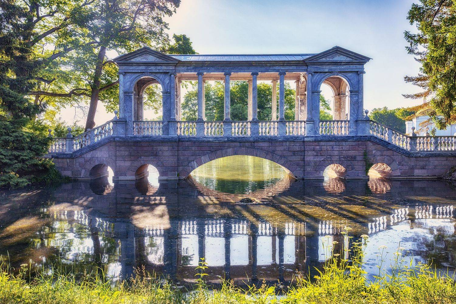 екатерининский парк, санкт-петербург, утро, Липецких Владимир
