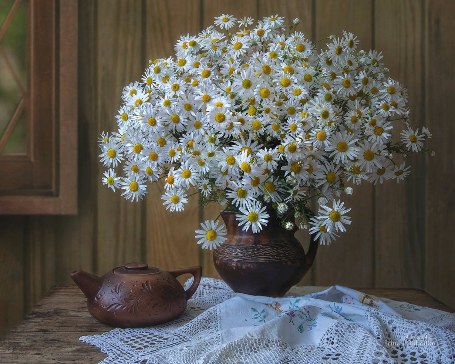 натюрморт, цветы, букеты, ромашки, Приходько Ирина