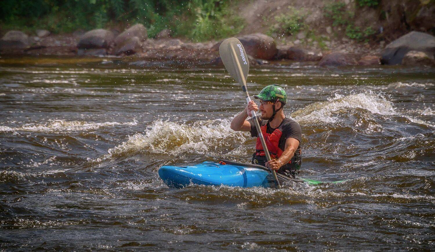 река, пороги , Вуокса, каяк, волна, Сергей Аникин