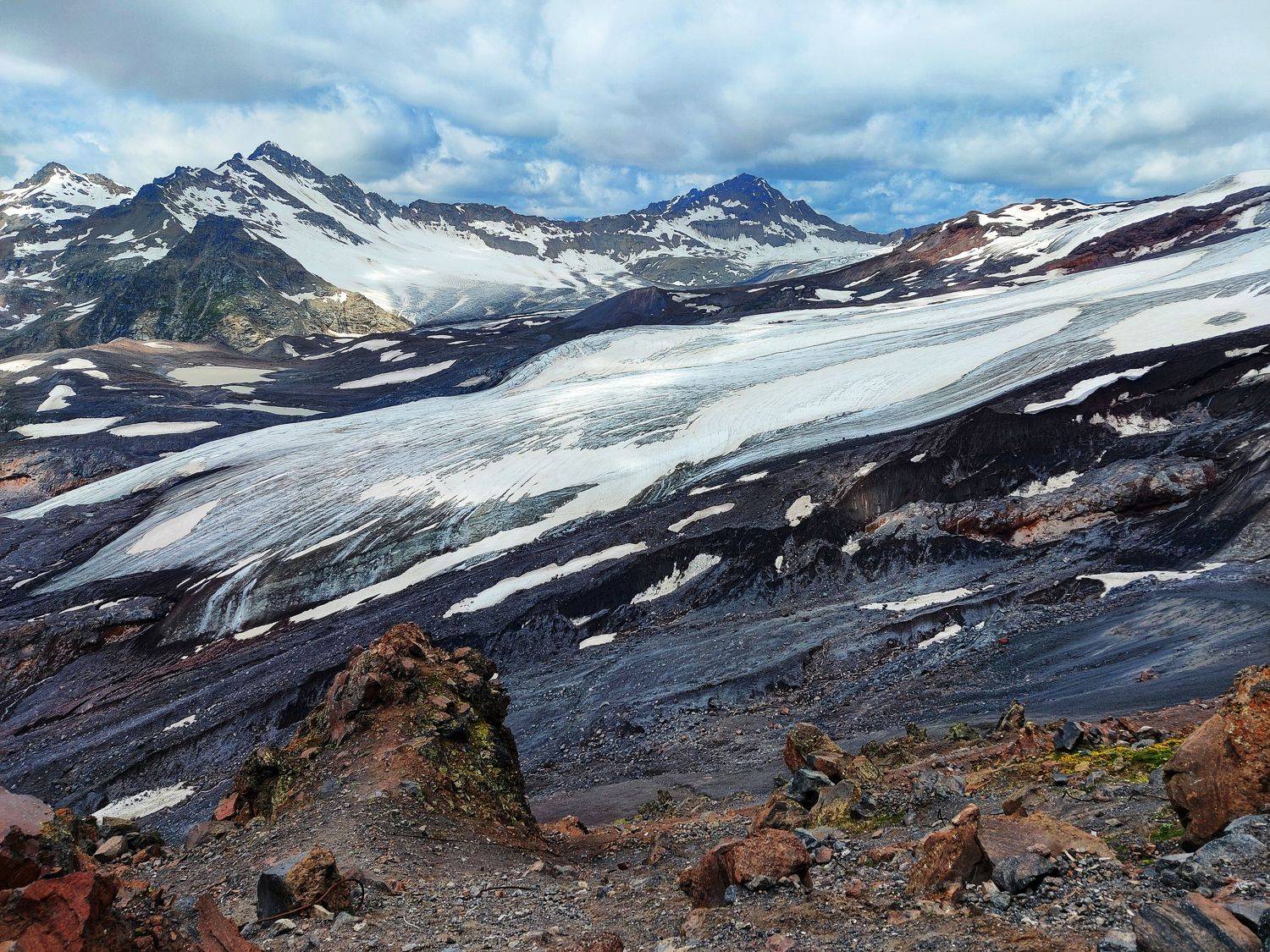 эльбрус, горы, ледник, природа, Денис Воронин