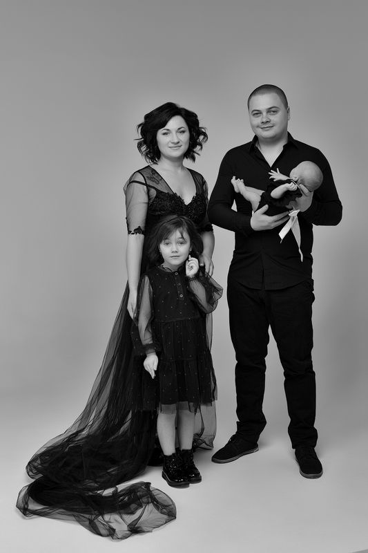 #семейнаяфотосессия #семья #чернобелое СЕМЬЯ. фото превью