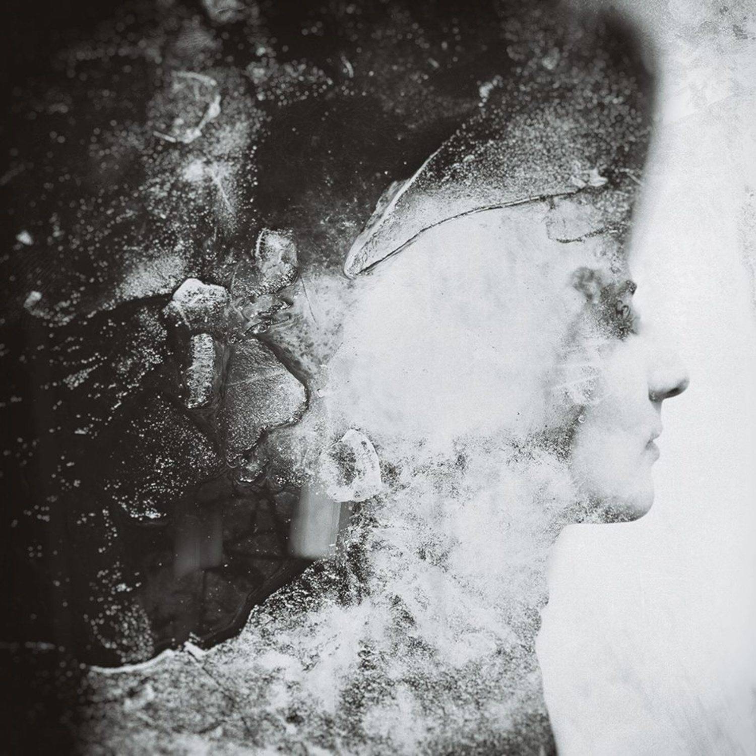 beauty, mode, portrait, fineart, concept, conceptual, creative, girl, ice, face, , milad safabakhsh