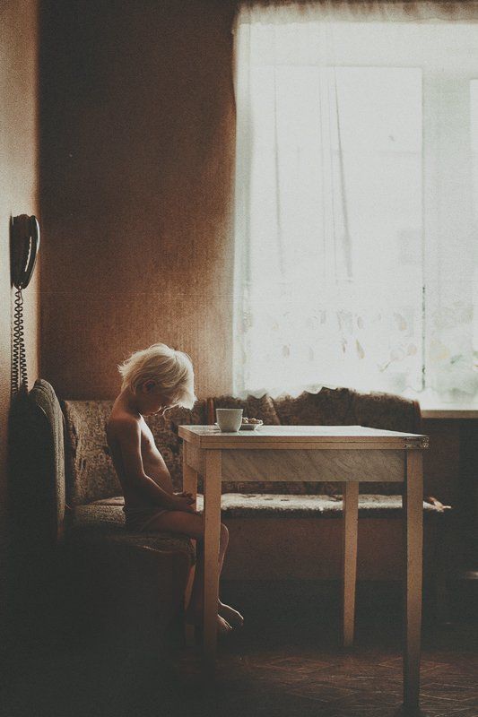 Blond, Boy, Child, Family, Kids Lunch фото превью