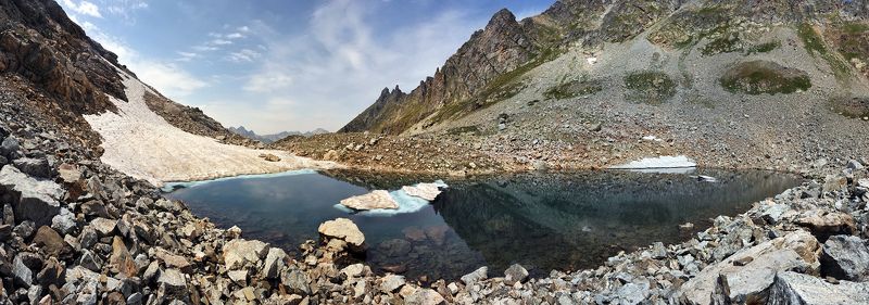 Горное озеро фото превью