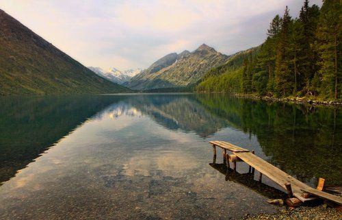 Утро на мультинских озёрах