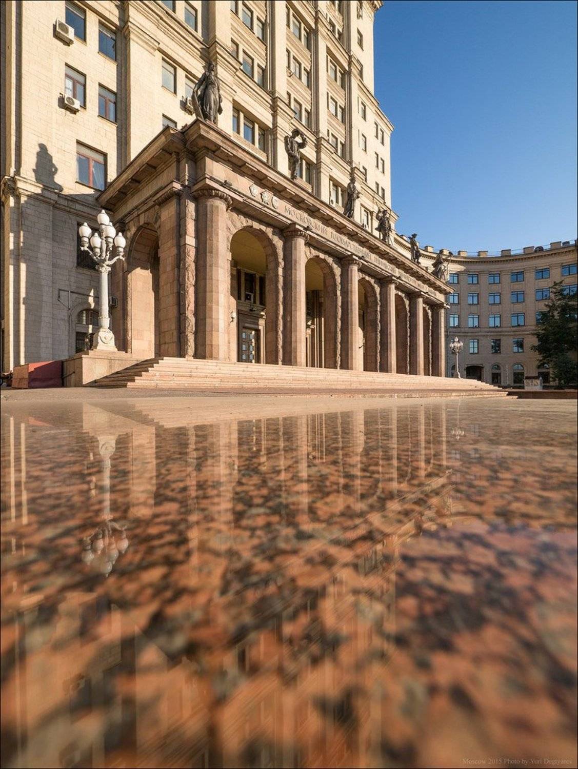 Баумана, Бауманка, Вход, Город, Государственный, Гранит, Москва, Московский, Отражение, Россия, Технический, Университет, Юрий Дегтярёв