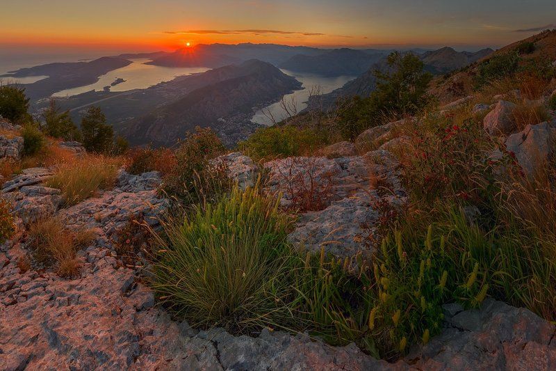 черногория, котор, ловчен С горы Ловчен фото превью
