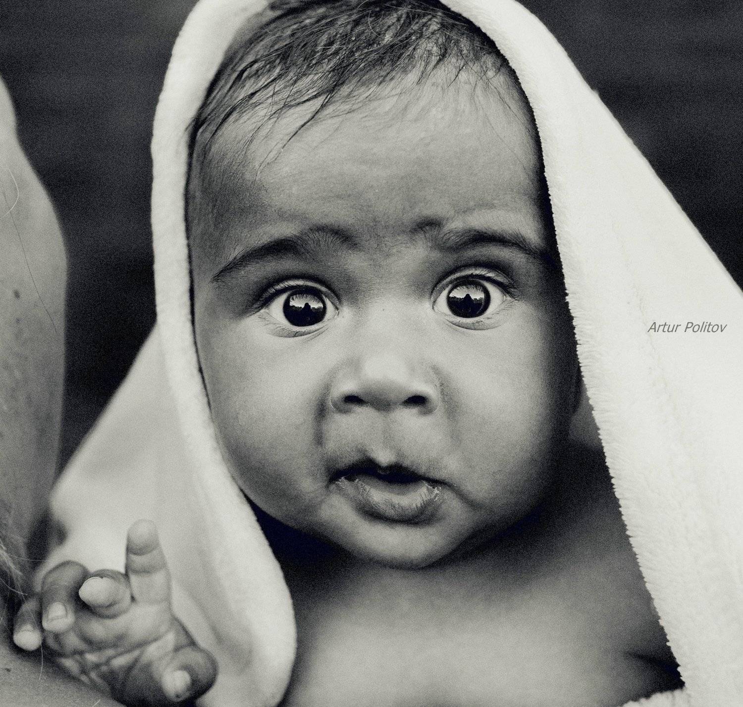 portrait, black white, emotion, children, artur politov, Artur Politov