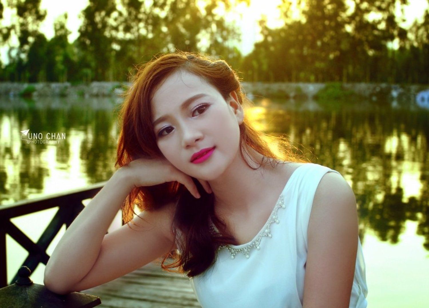 sunshine, beauty hair , girl. light, smile, unochan