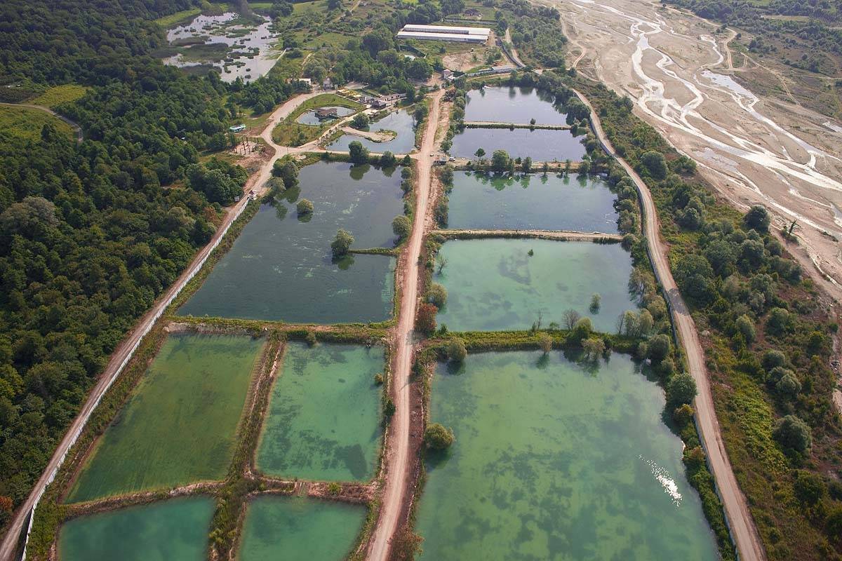 Абхазия, аэро, aerial, с высоты птичьего полёта, река Хипста, Борис Резванцев
