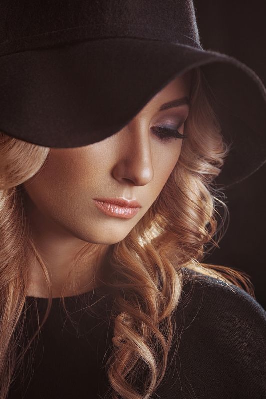 Girl, Portrait Black фото превью