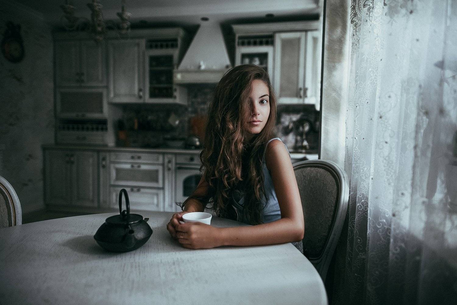 девушка, натуральный свет, портрет, Symmetry Jonny