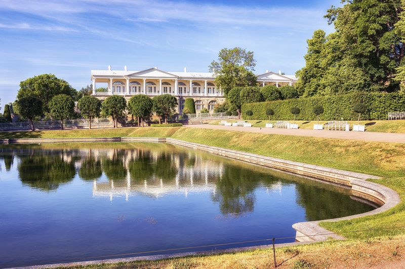 Екатерининский парк, утро фото превью