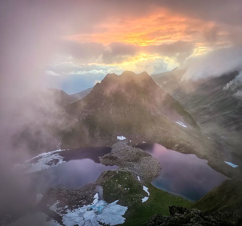 кчр, фототур, яковлевфототур, поход, загеданские, имеретинские, безмолвия, кавказ, имеретинка, загеданка, кавказ, поход Загеданские озера фото превью