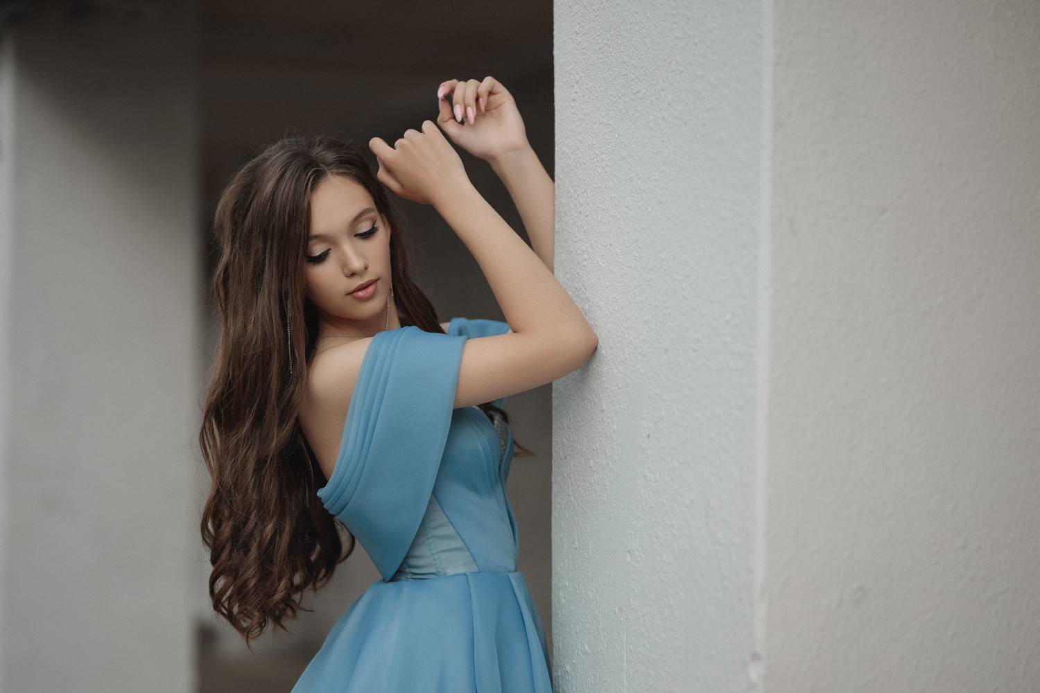 девушка, модель, портрет, фотосессия, студия, гламур, girl, model, modeling, young, portrait, творческий портрет, женский портрет, woman, young woman, glamour, постановка, постановочная фотография, fashion, Владимир Васильев