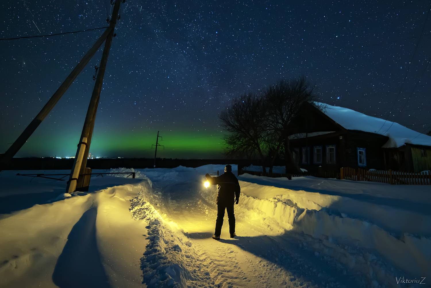 северное сияние, полярное сияние, заполярье, aurora borealis, polar lights, Куликов Виктор