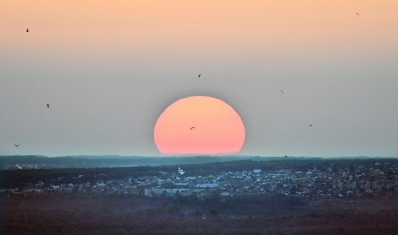 Закат фото превью