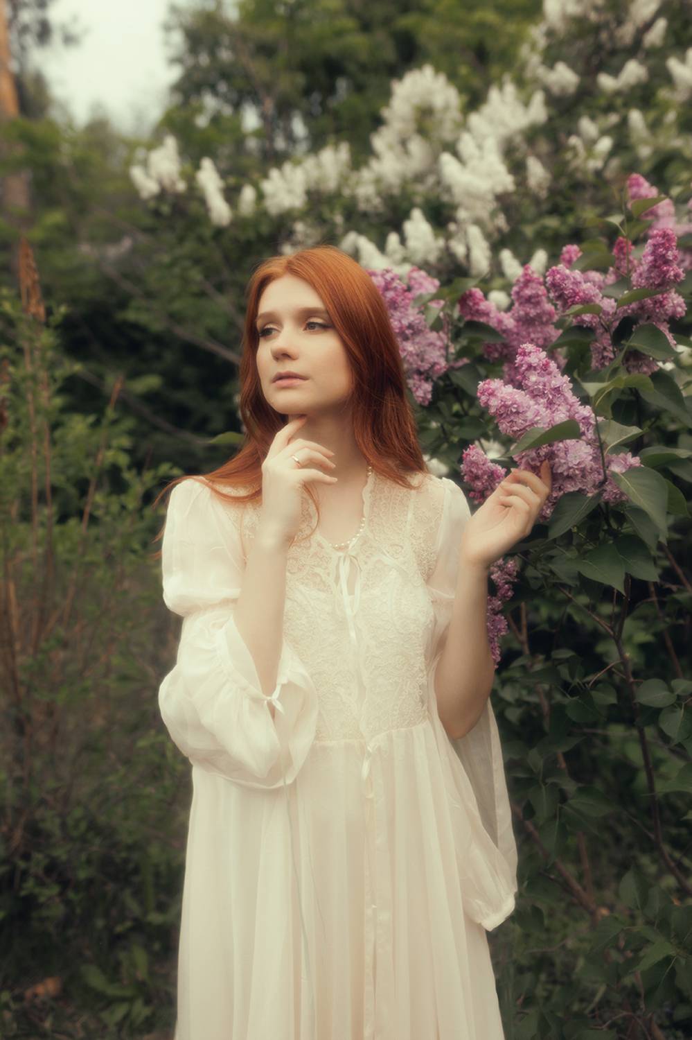 девушка, рыжая, винтаж, женский портрет, портрет, canon, sigma, рыжие волосы, постановочное, Екатерина Сигат