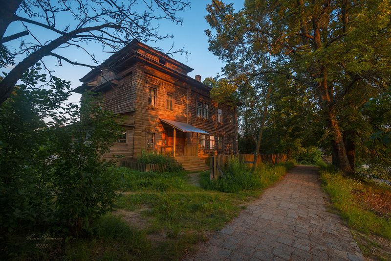 кологрив, город, улица, костромскаяобласть,вечер, костромская область Тишина вечернего Кологрива фото превью