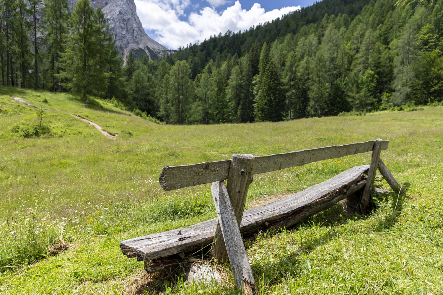 mountains, landscape, nature, field, grass, slovenia, sky, rocks, Nikolay Tatarchuk