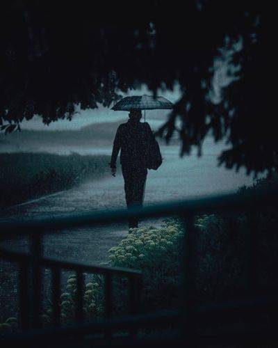 Во время ливня