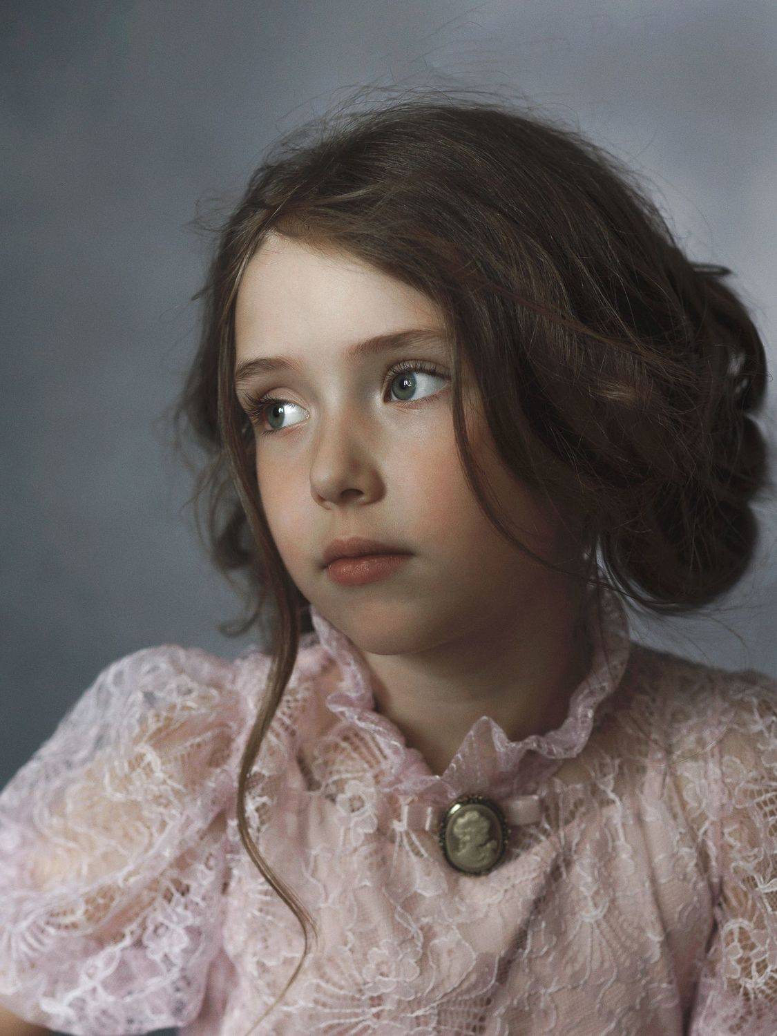 Красивая, девочка, взгляд, прическа, винтаж, романтика, нежность,лицо,портрет, Ведмеденко Оксана