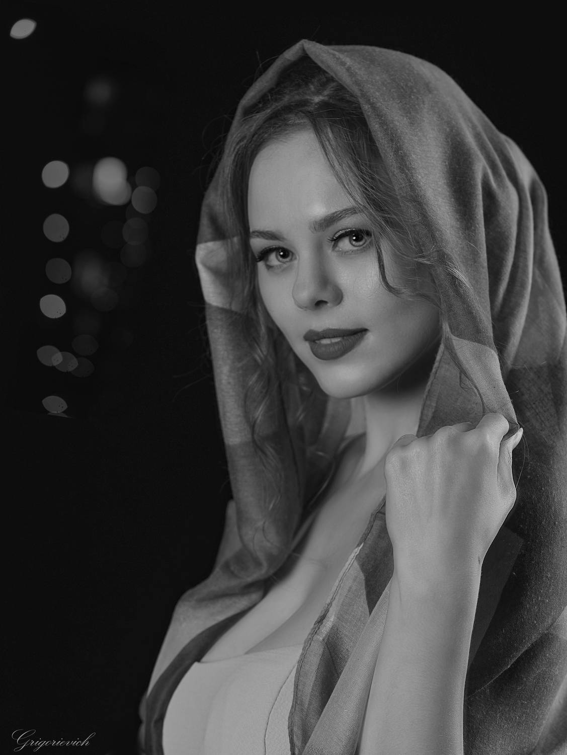 девушка. портрет. красота. глаза. грудь взгляд., Урасов Олег